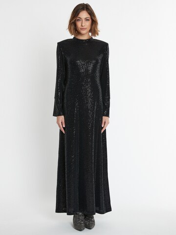 Robe ' Sagata ' Ana Alcazar en noir : devant