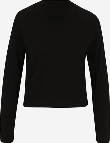 Pieces Petite Pullover 'ADINNA' in Schwarz: predná strana