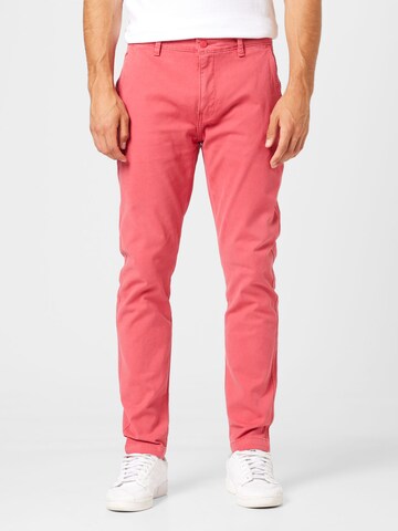 rožinė LEVI'S ® Prigludęs „Chino“ stiliaus kelnės 'XX Chino Slim Tapered': priekis