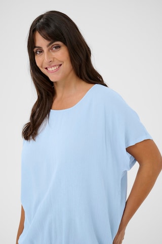 KAFFE CURVE Bluzka 'KCami' w kolorze niebieski