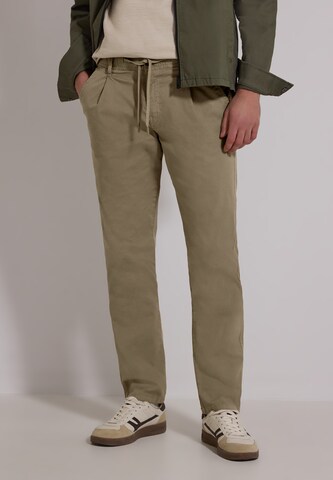Street One MEN Regular Chino Pants in Beige: front