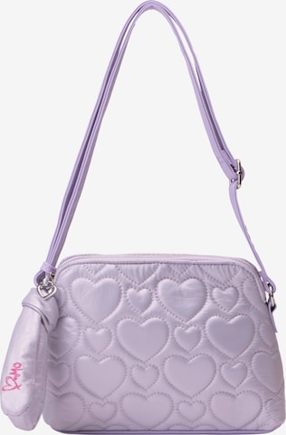 Sac à bandoulière MYMO en violet : devant