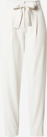 BRUUNS BAZAAR - Tapered Pantalón plisado 'Lenza Emilia' en blanco: frente