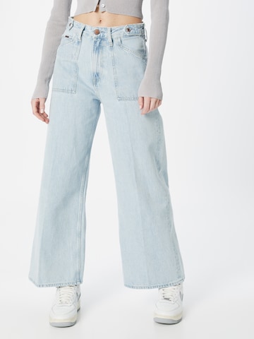 Pepe Jeans - Perna larga Calças de ganga 'FEBEE' em azul: frente