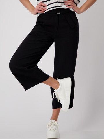 Loosefit Pantalon monari en noir : devant