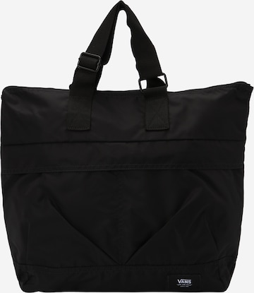 VANSShopper torba - crna boja: prednji dio