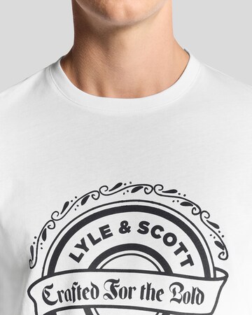 T-Shirt Lyle & Scott en blanc