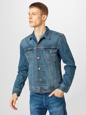 Veste mi-saison WRANGLER en bleu : devant