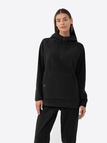 4F - Sudadera en negro: frente