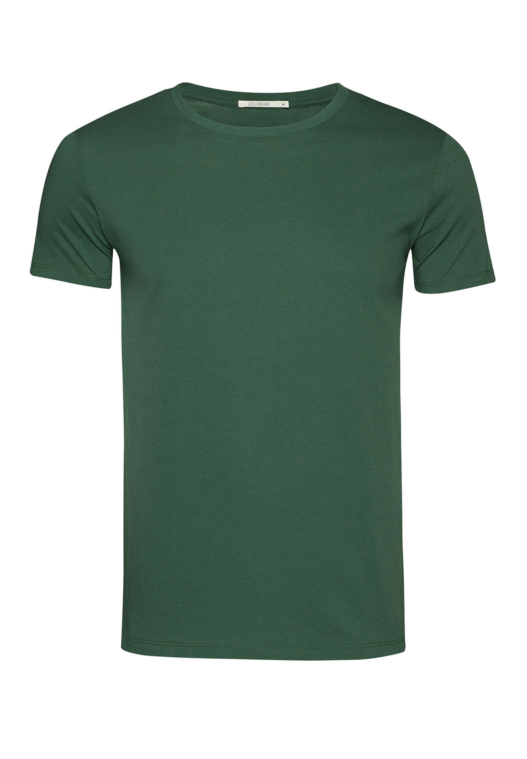 GREENBOMB Shirt in Groen: voorkant