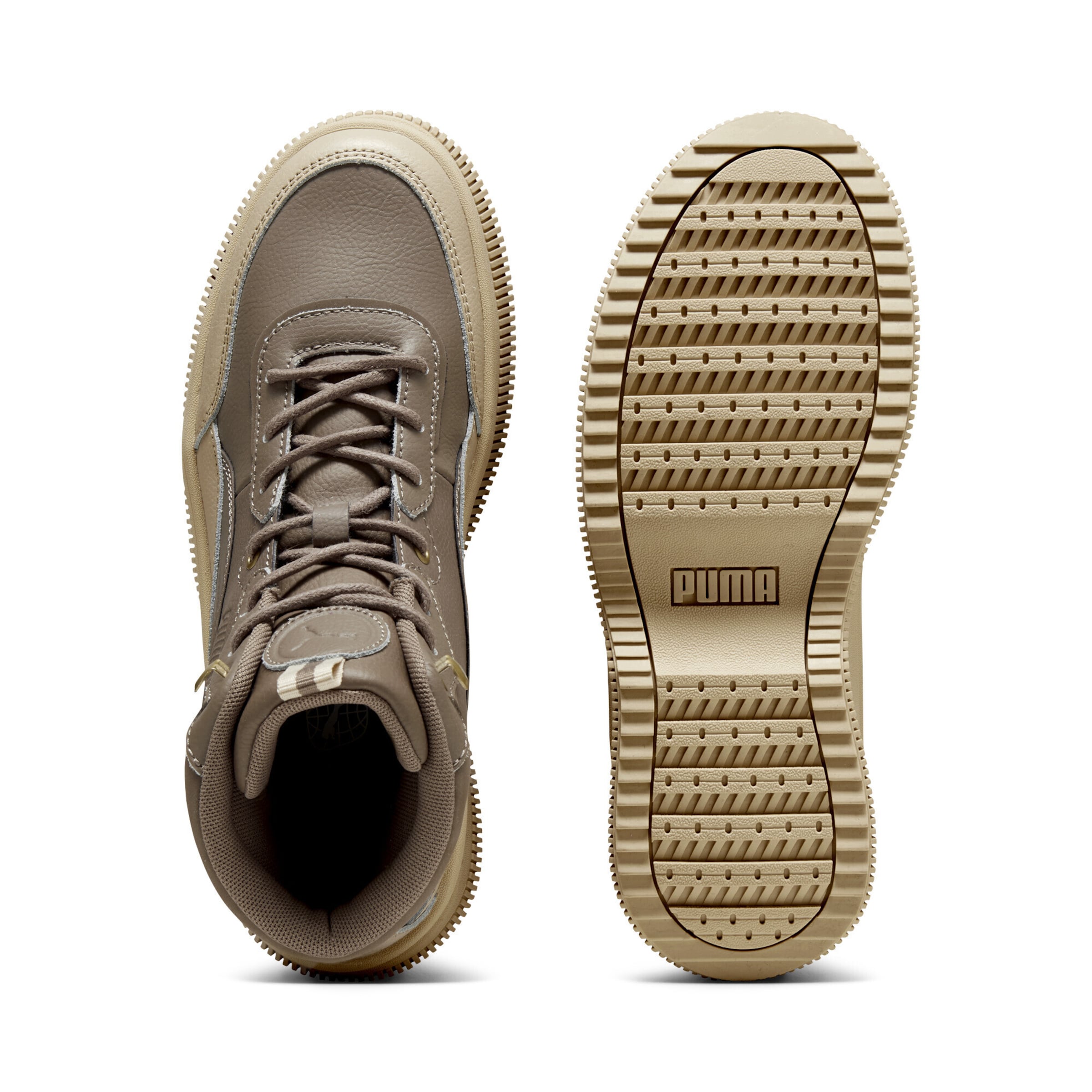 PUMA Lace-up bootie 'Mayra' in Brown