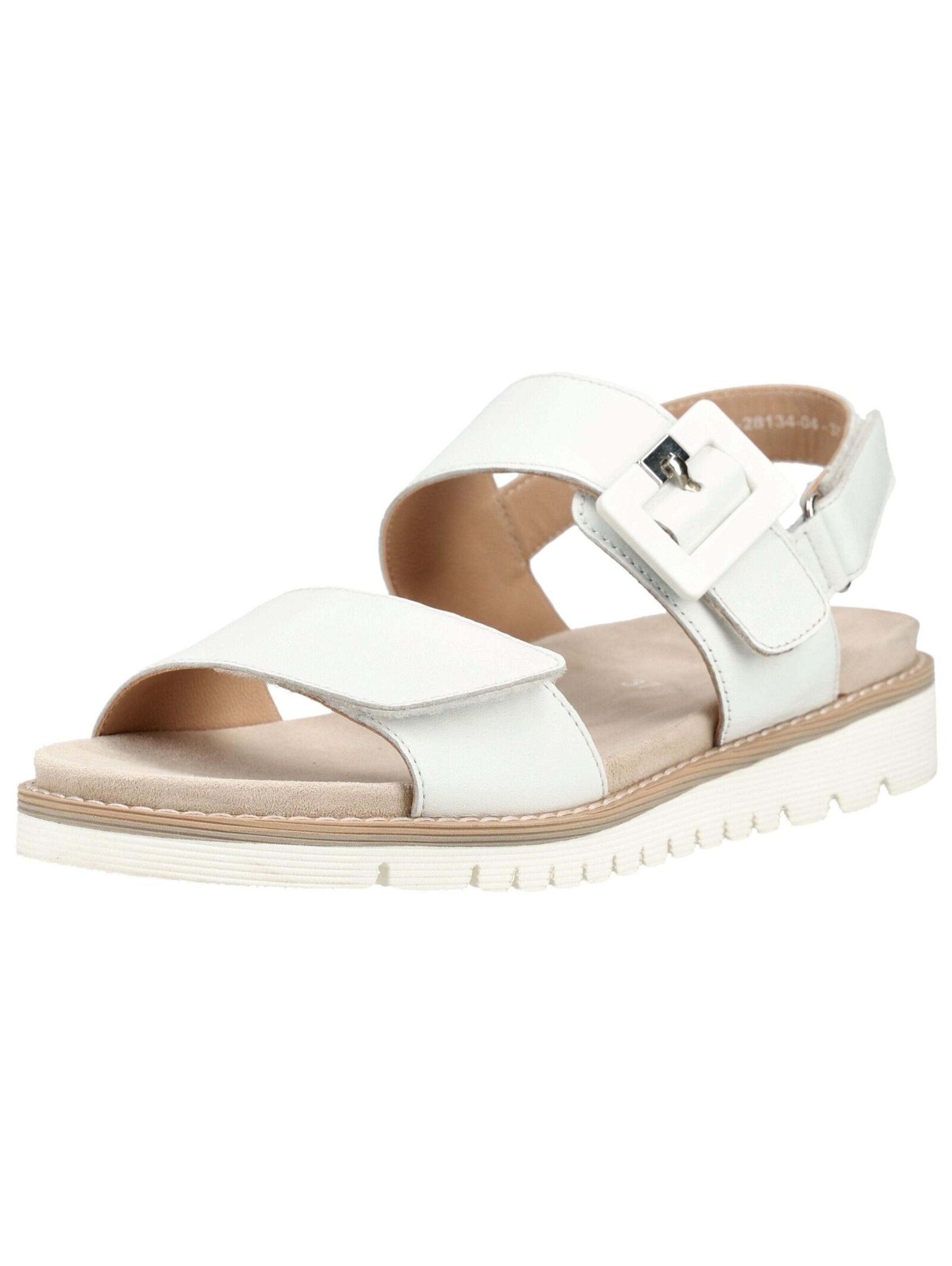 Sandalo con cinturino di ARA in bianco: frontale