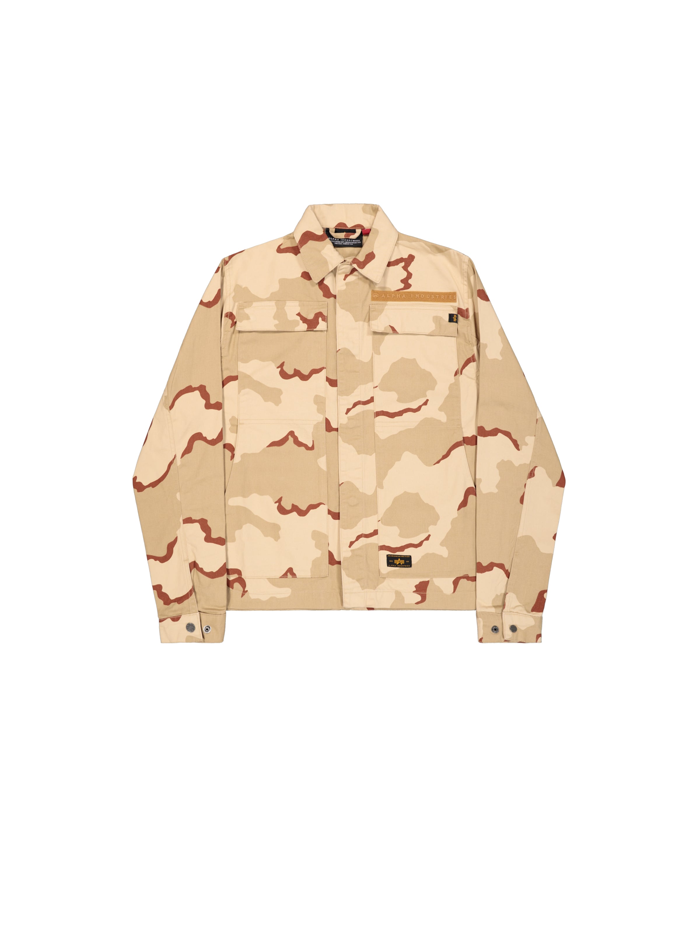 ALPHA INDUSTRIES Between-season jacket in Beige: front