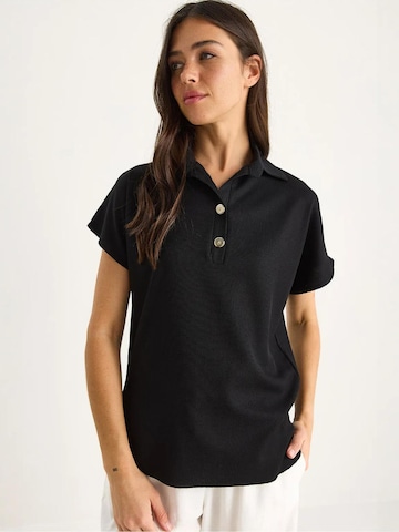 Bianco Lucci Shirt in Zwart