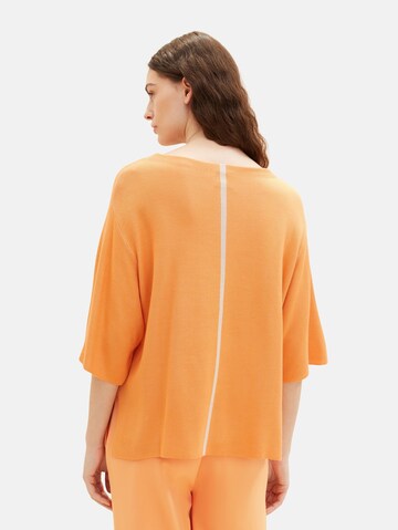 TOM TAILOR - Pullover em laranja