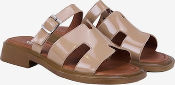 Mule 'Folien' Desa en beige : devant
