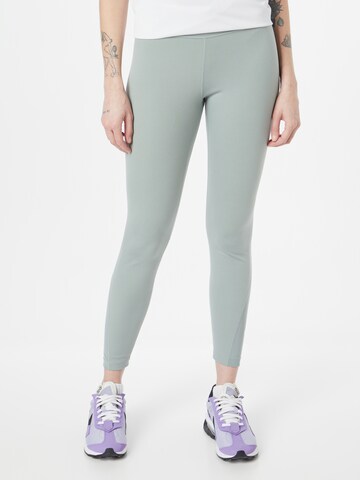 NIKE Skinny Workout Pants 'One' in Green: front