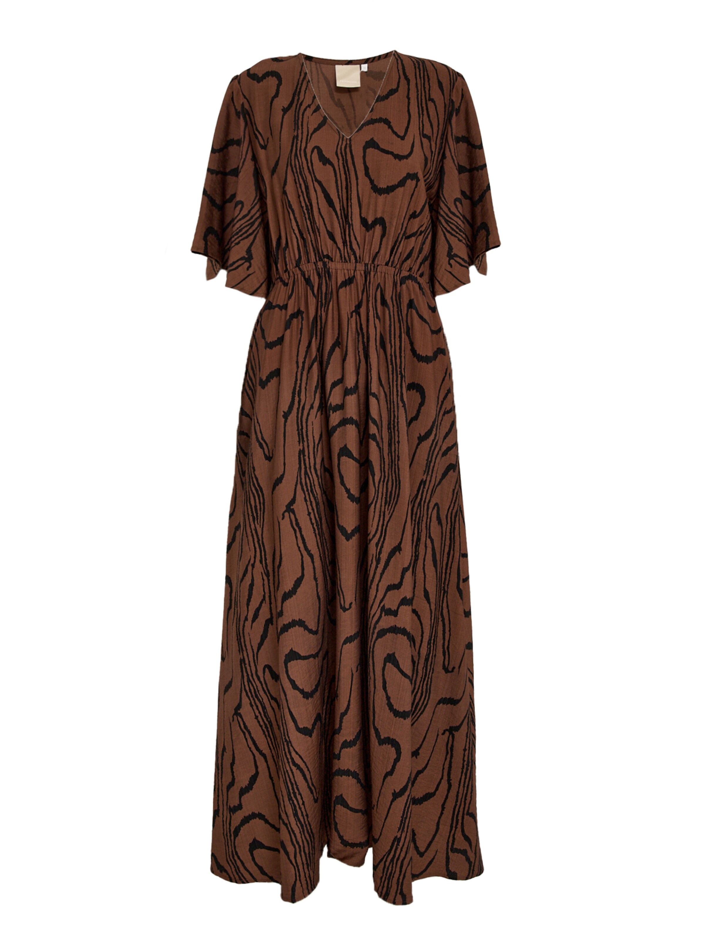 Peppercorn Jurk 'Ozzy' in de kleur Bruin, Productweergave