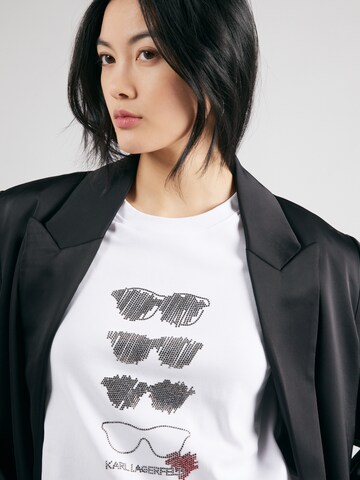 T-shirt Karl Lagerfeld en blanc