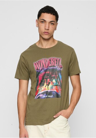 Maglietta 'Wonderful' di MT Men in verde: frontale