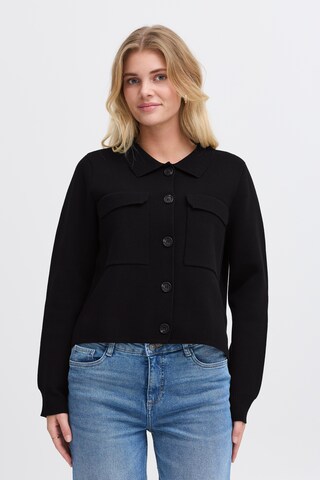 Cardigan Fransa en noir : devant