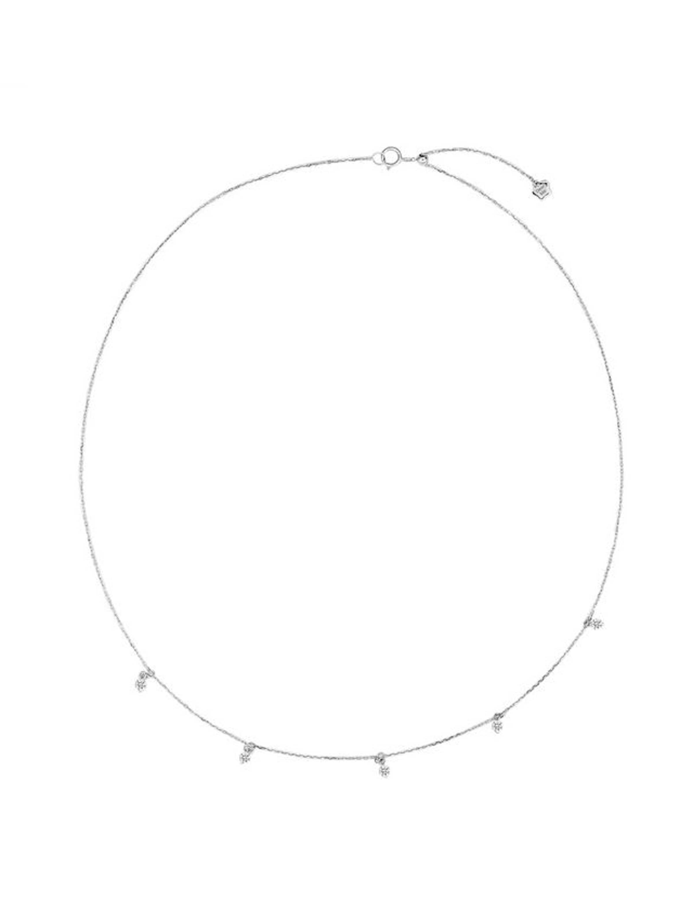 Dear Me Necklace 'Evolution Necklace 14K Gold' in Silver: front