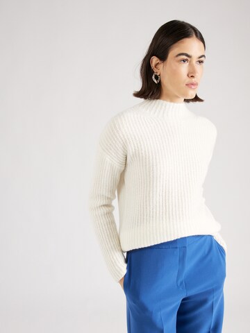 HUGO Sweater 'Sandrickyn' in White: front