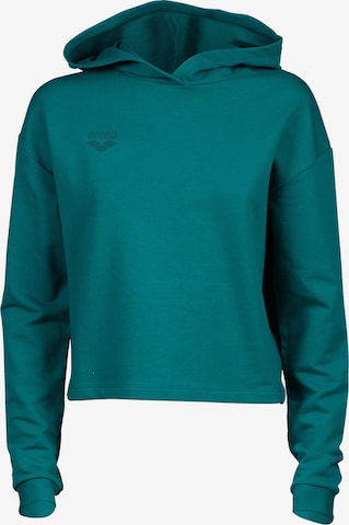 ARENA - Camiseta deportiva 'HOODED SWEAT FLEECE' en verde: frente
