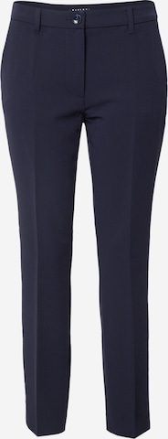 Regular Pantalon à plis Sisley en bleu : devant