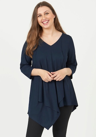 Pont Neuf Shirt 'Lara' in Blauw: voorkant