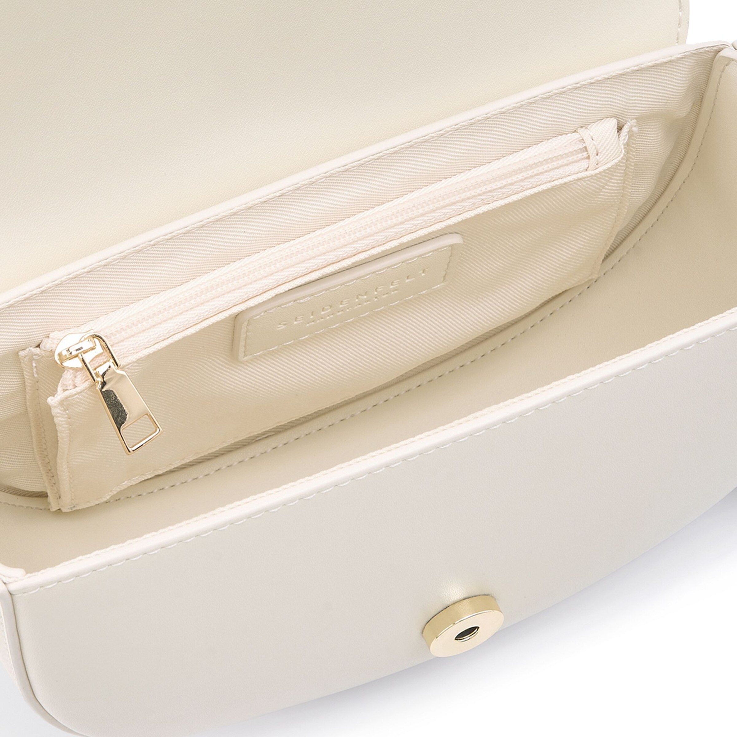 Seidenfelt Schoudertas 'Tahmela' in Beige