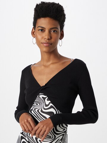 Monki Shirt in Zwart: voorkant