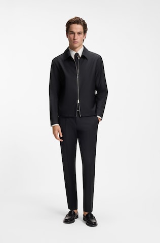 BOSS Slim fit Pleated Pants 'George' in Blue