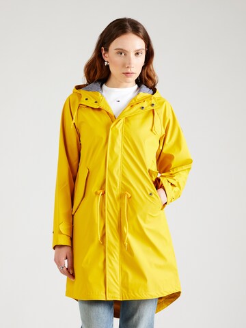 Manteau fonctionnel 'Travel Friese' Derbe en jaune : devant
