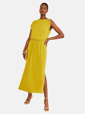 love & rosesLjetna haljina - žuta boja: prednji dio