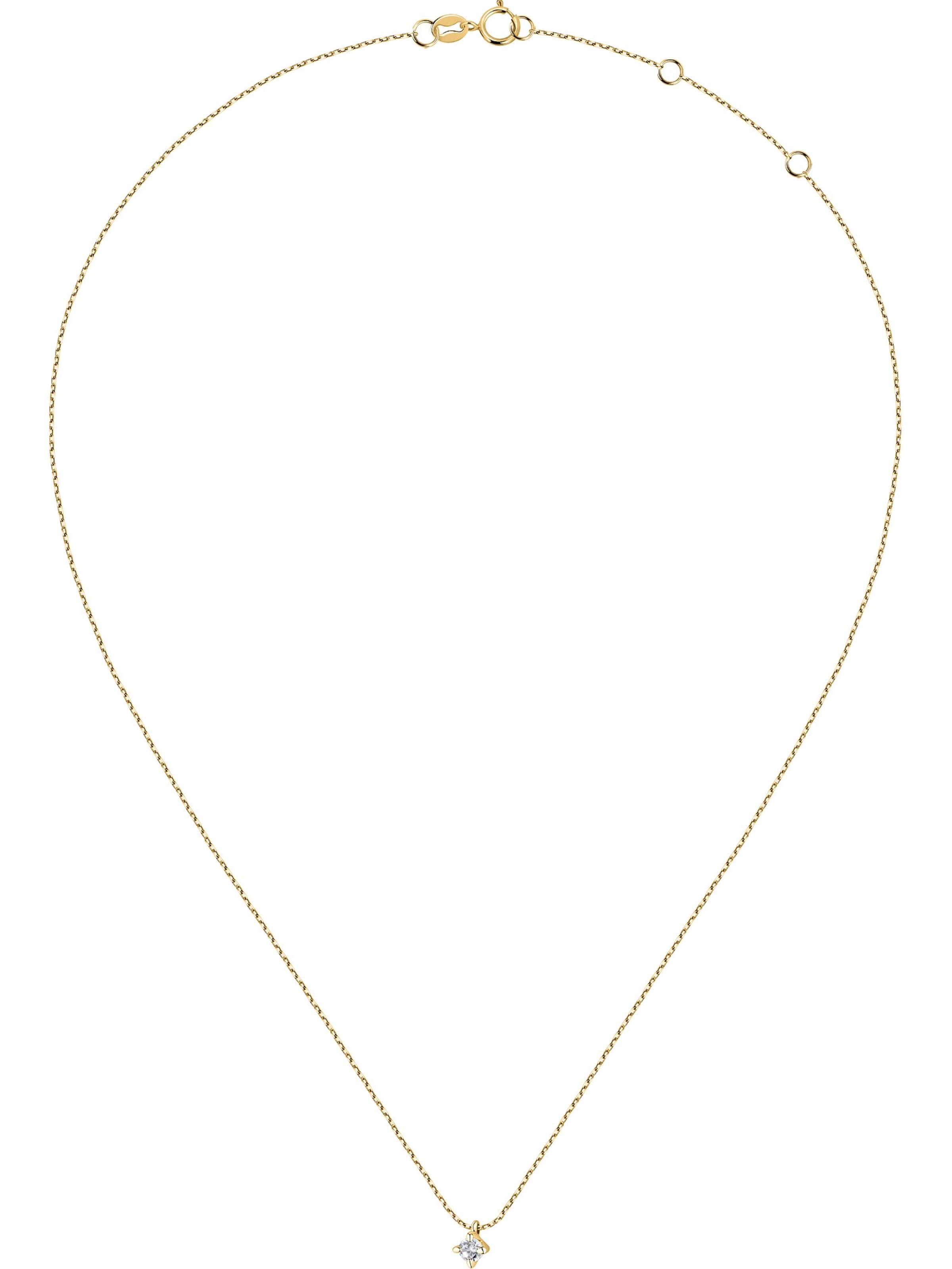Live Diamond Kette in Gold: Vorderseite