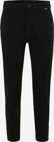 Calvin Klein Regular Панталон в черно: отпред