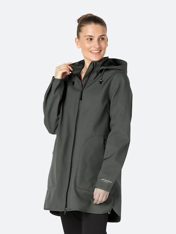 Manteau fonctionnel 'RAIN135B' ILSE JACOBSEN en gris : devant