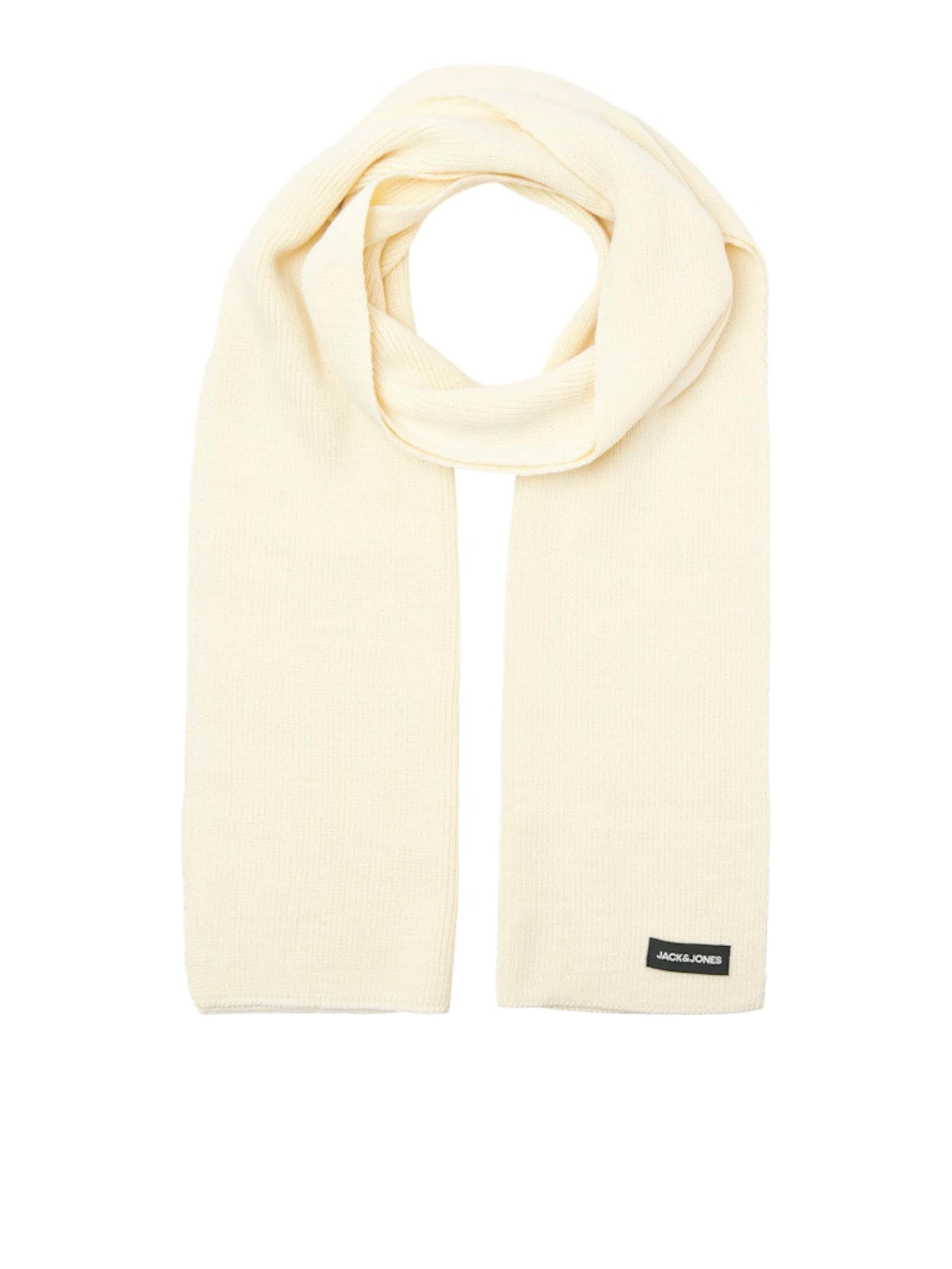 JACK & JONES Scarf 'JACDna' in White: front
