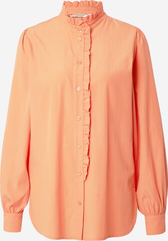 Camicia da donna di Summum in arancione: frontale