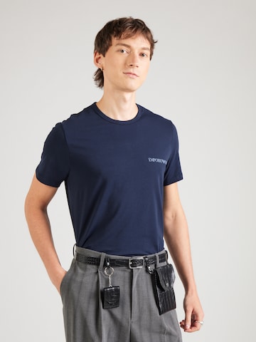 Emporio Armani T-shirt i blå: framsida
