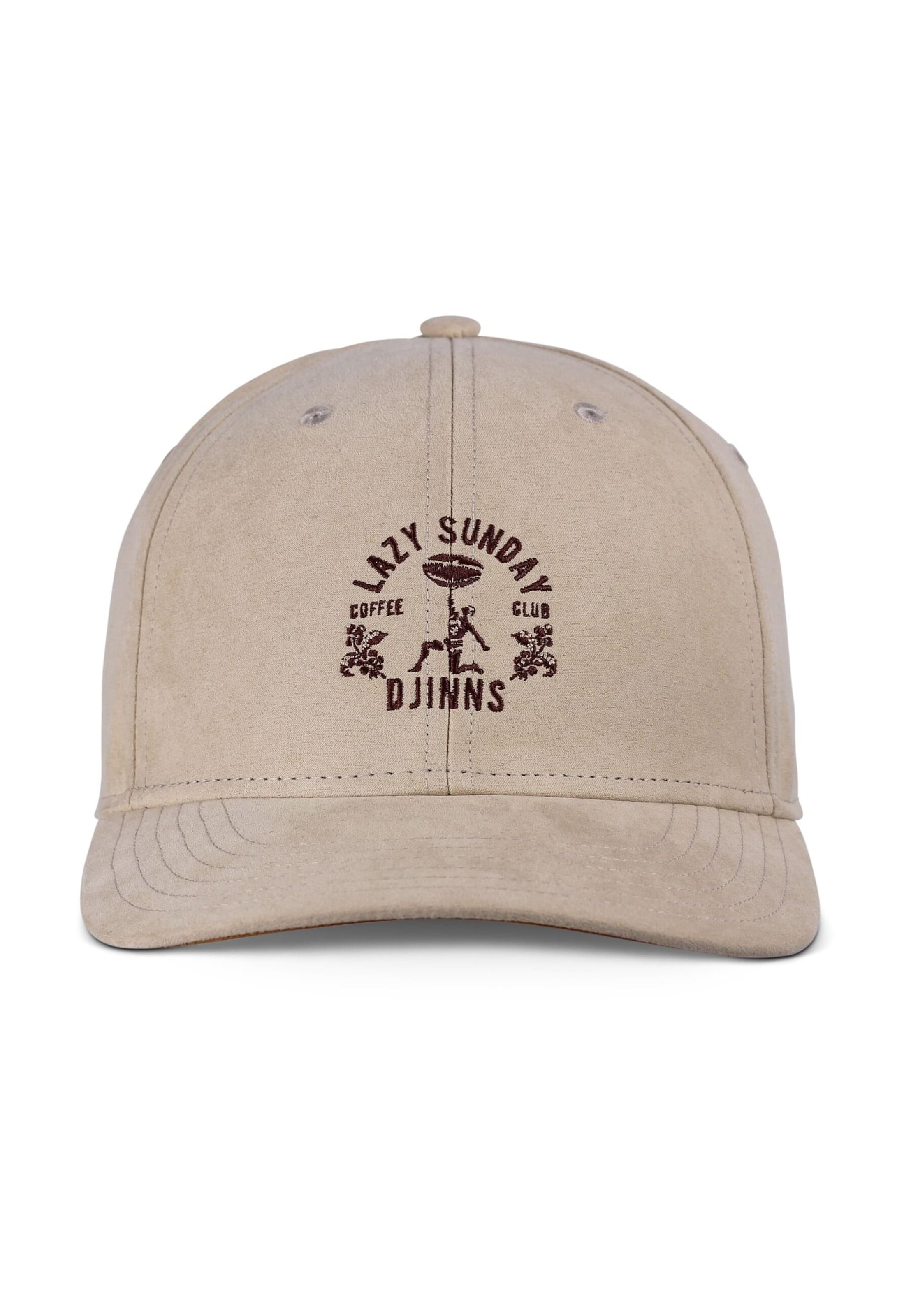 DJINNS Cap in Beige: front