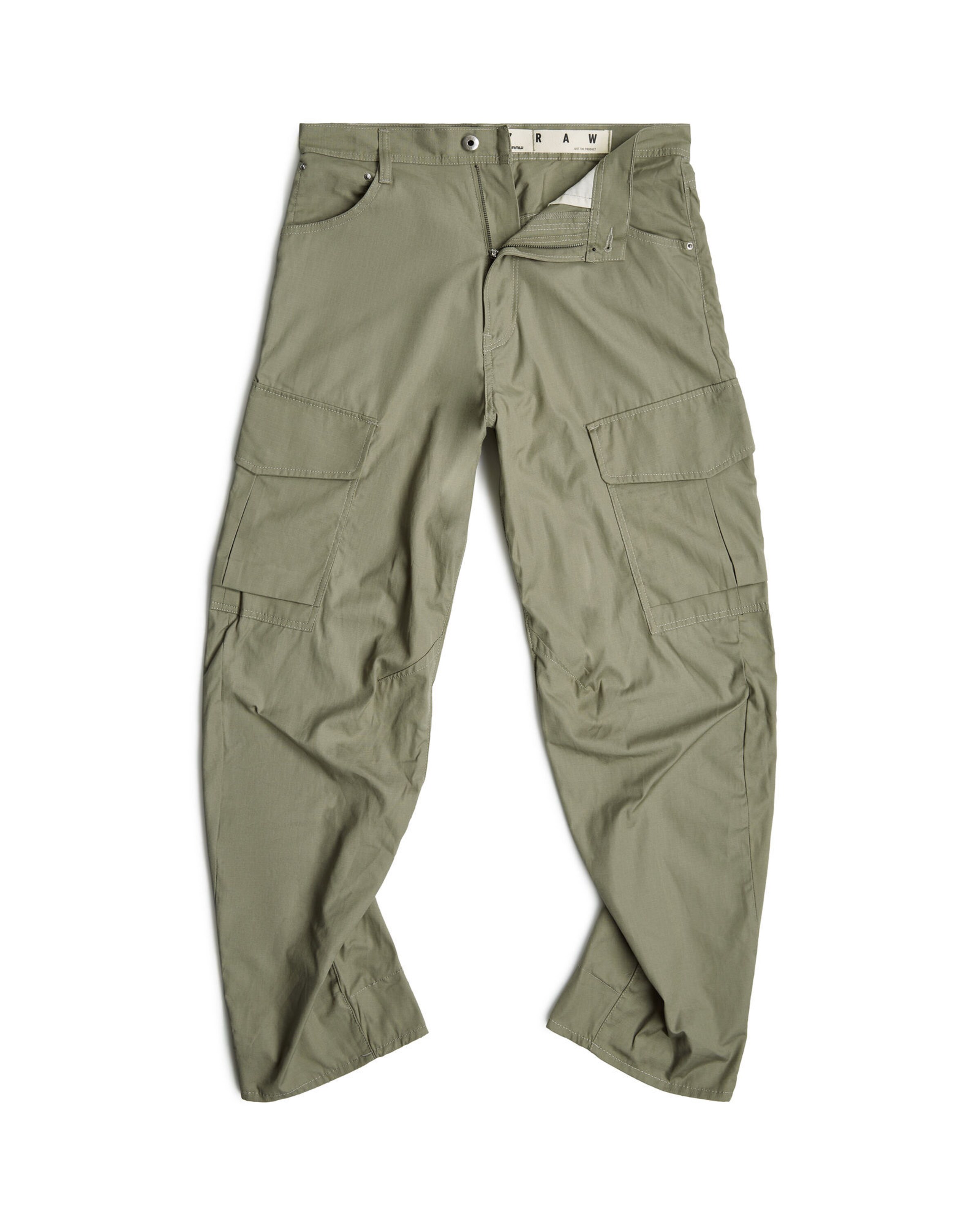 G-STAR Loose fit Cargo trousers in Green: front