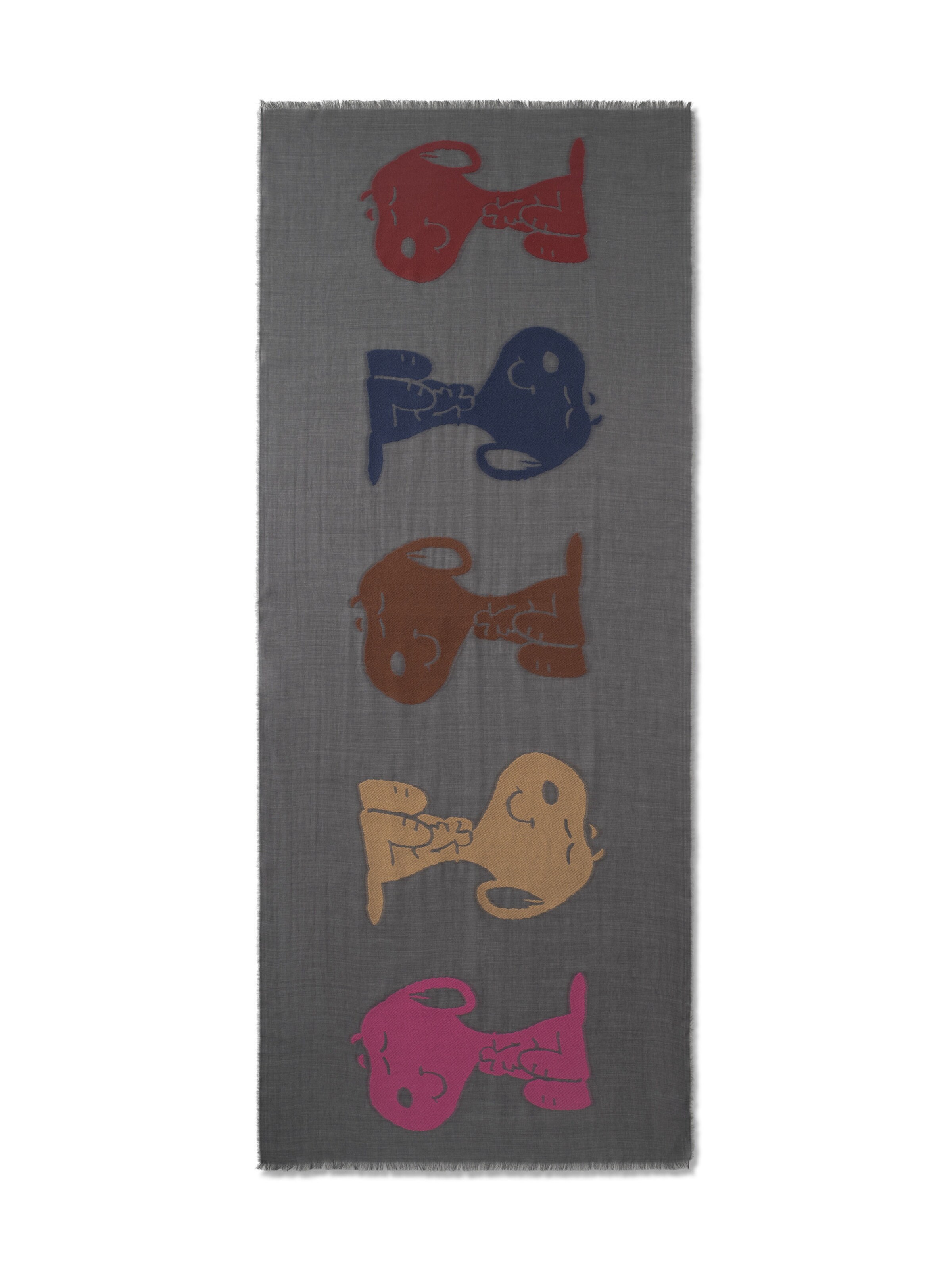 Écharpe CODELLO en gris : devant