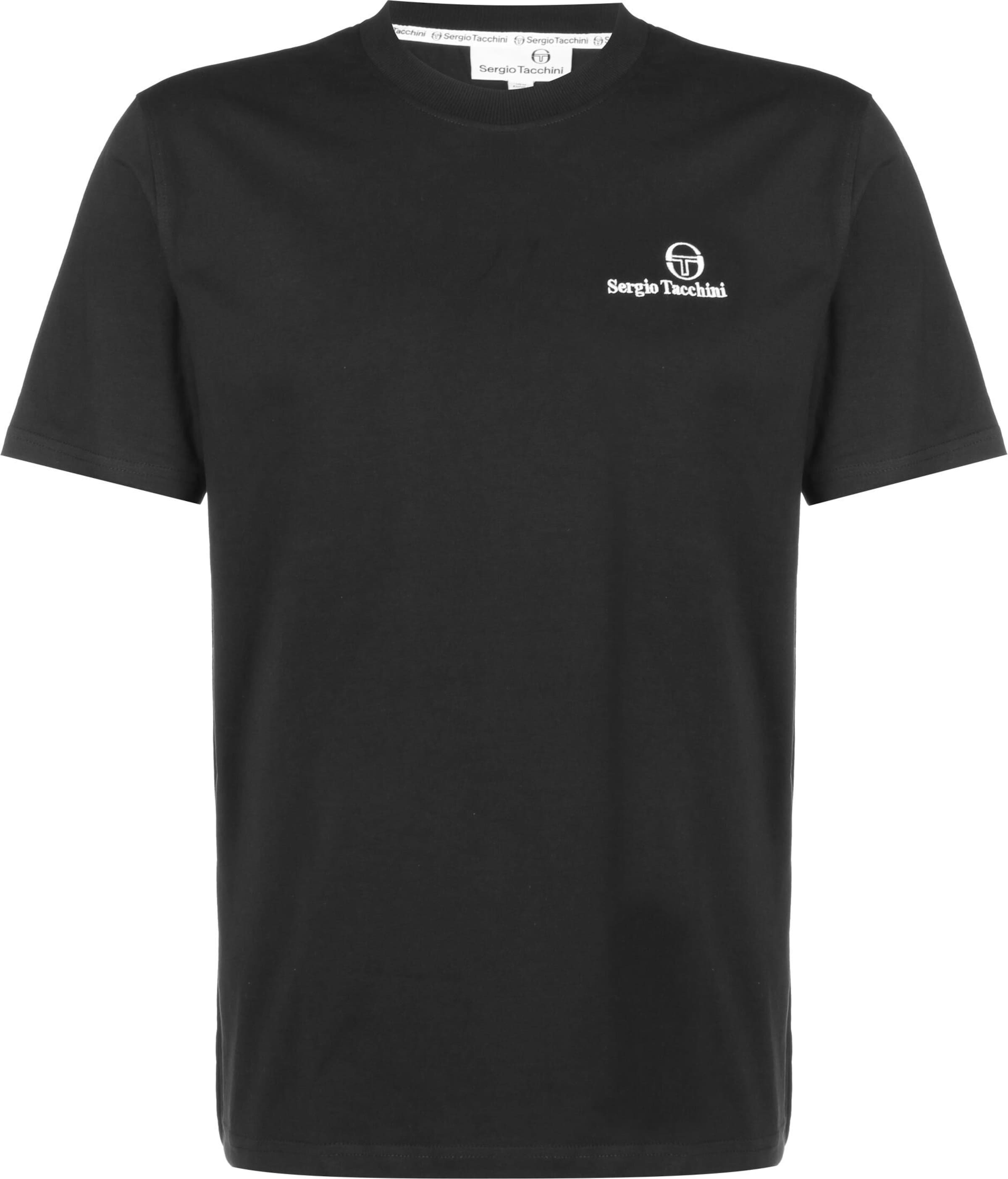 Männer Shirts Sergio Tacchini T-Shirt 'Felton' in Schwarz - YP88239 Männer Shirts Sergio Tacchini T-Shirt 'Felton' in Schwarz - YP88239