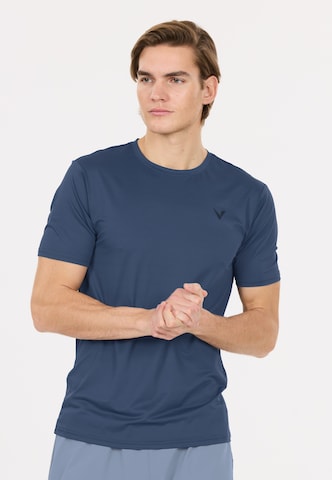 Virtus Performance Shirt 'Roger V3' in Blue: front