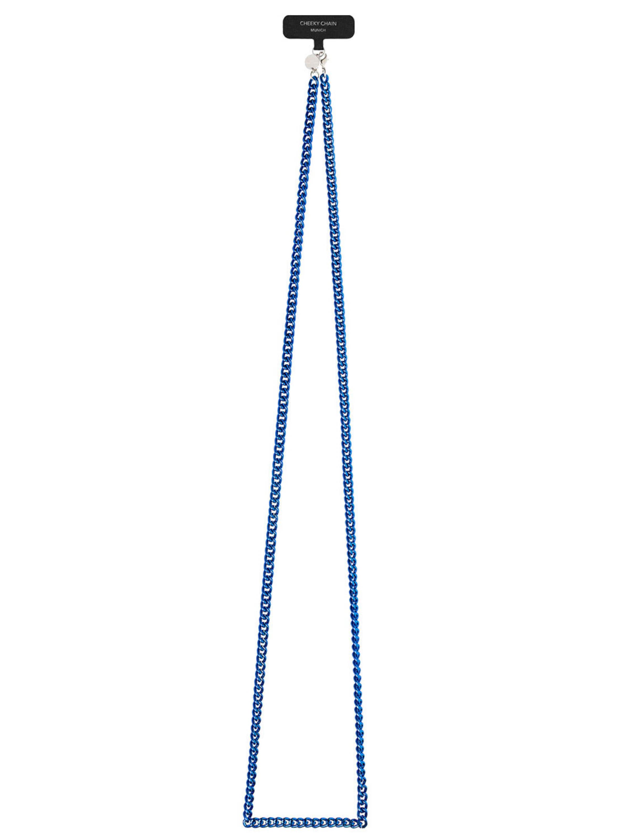 Cheeky Chain Munich Handykette 'Ava' in Blau: Vorderseite