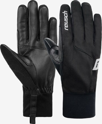 REUSCH Athletic Gloves 'Rey TOUCH-TEC™' in Black: front