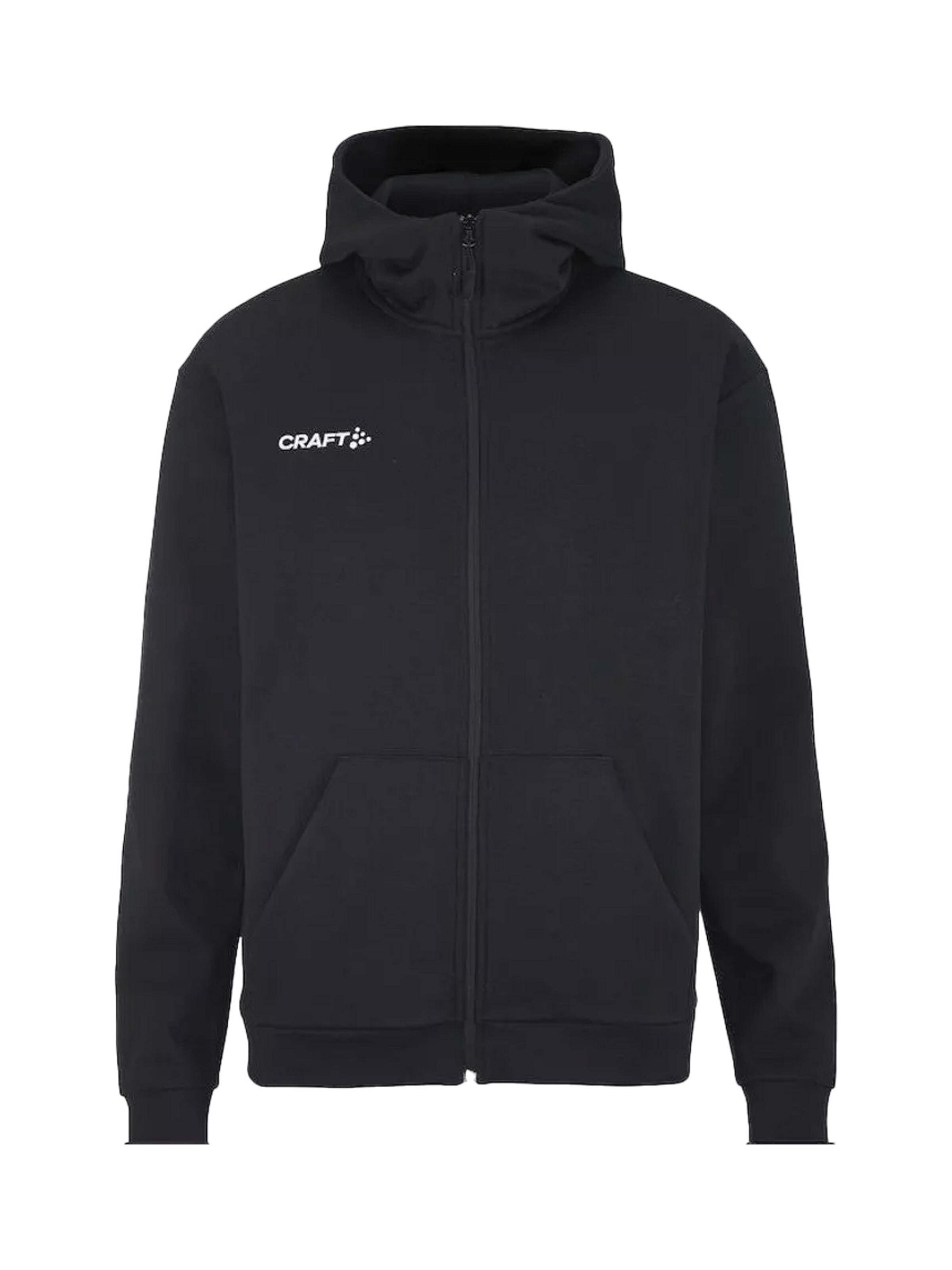 Craft Sportsweatjacke 'Community 2.0' in Schwarz: Vorderseite