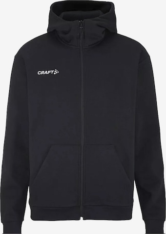 Craft Sportsweatjacke 'Community 2.0' in Schwarz: Vorderseite